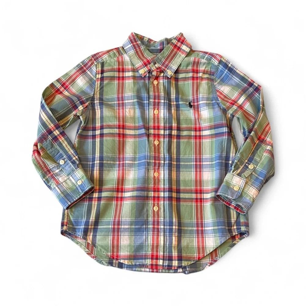 Ralph Lauren Multicolor Plaid Button Down Shirt